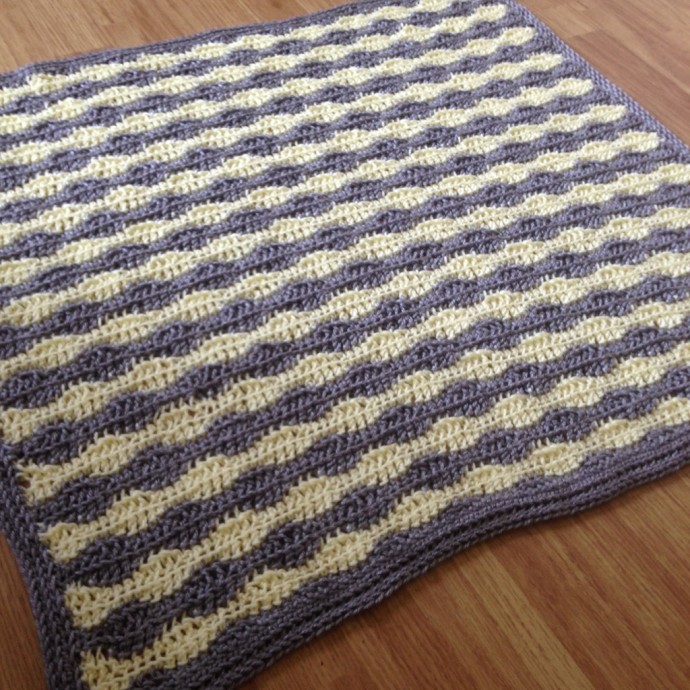 Crochet Wavy Blanket