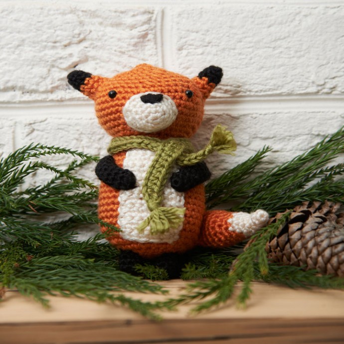 Crochet Fox Ornament