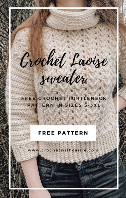 Free Crochet Pattern: Cropped Laoise Sweater