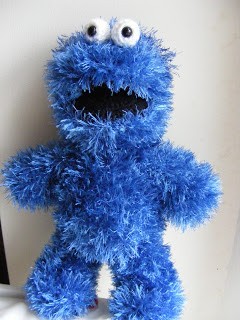 Crochet Cookie Monster Toy