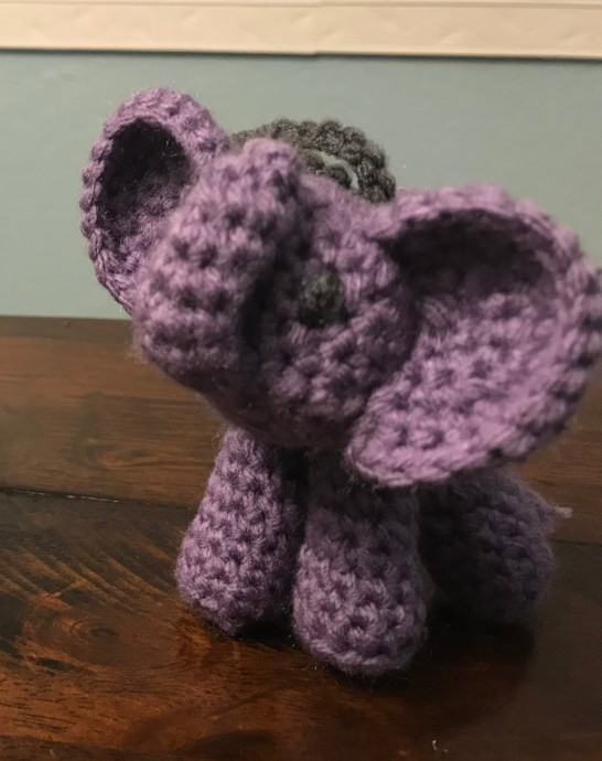 Crochet Elephant Toy Ornament