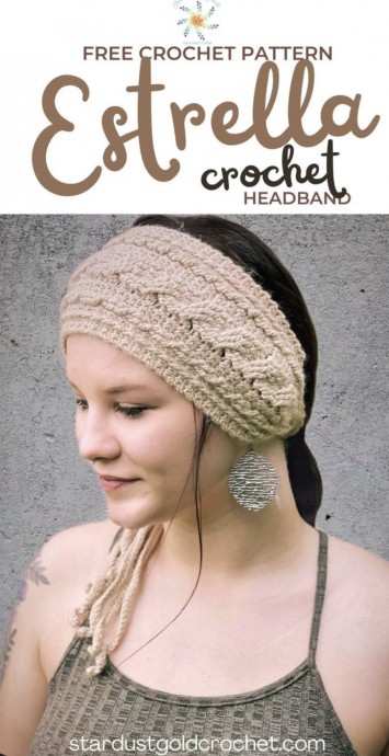 Free Crochet Pattern: Cable Stitch Headband