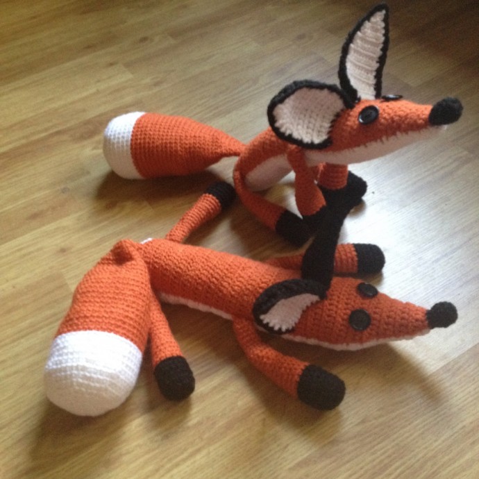 Crochet The Fox Plush from The Little Prince