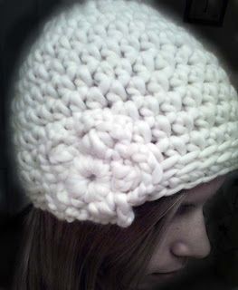 Crochet Chunky Girly Snow Hat